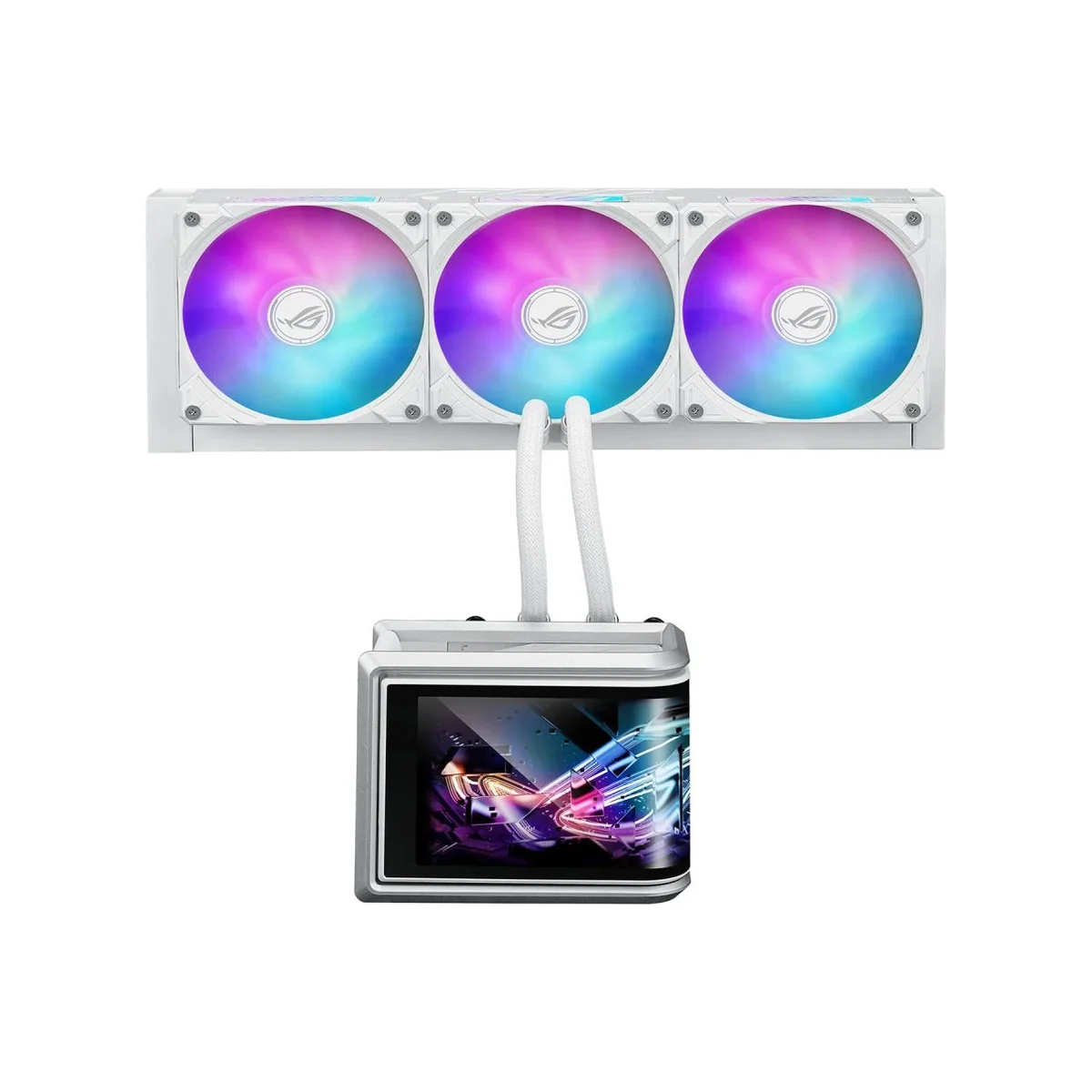 ASUS ROG RYUO IV SLC 360 ARGB AIO CPU Liquid Cooler - White - 90RC0152-B0EAY0