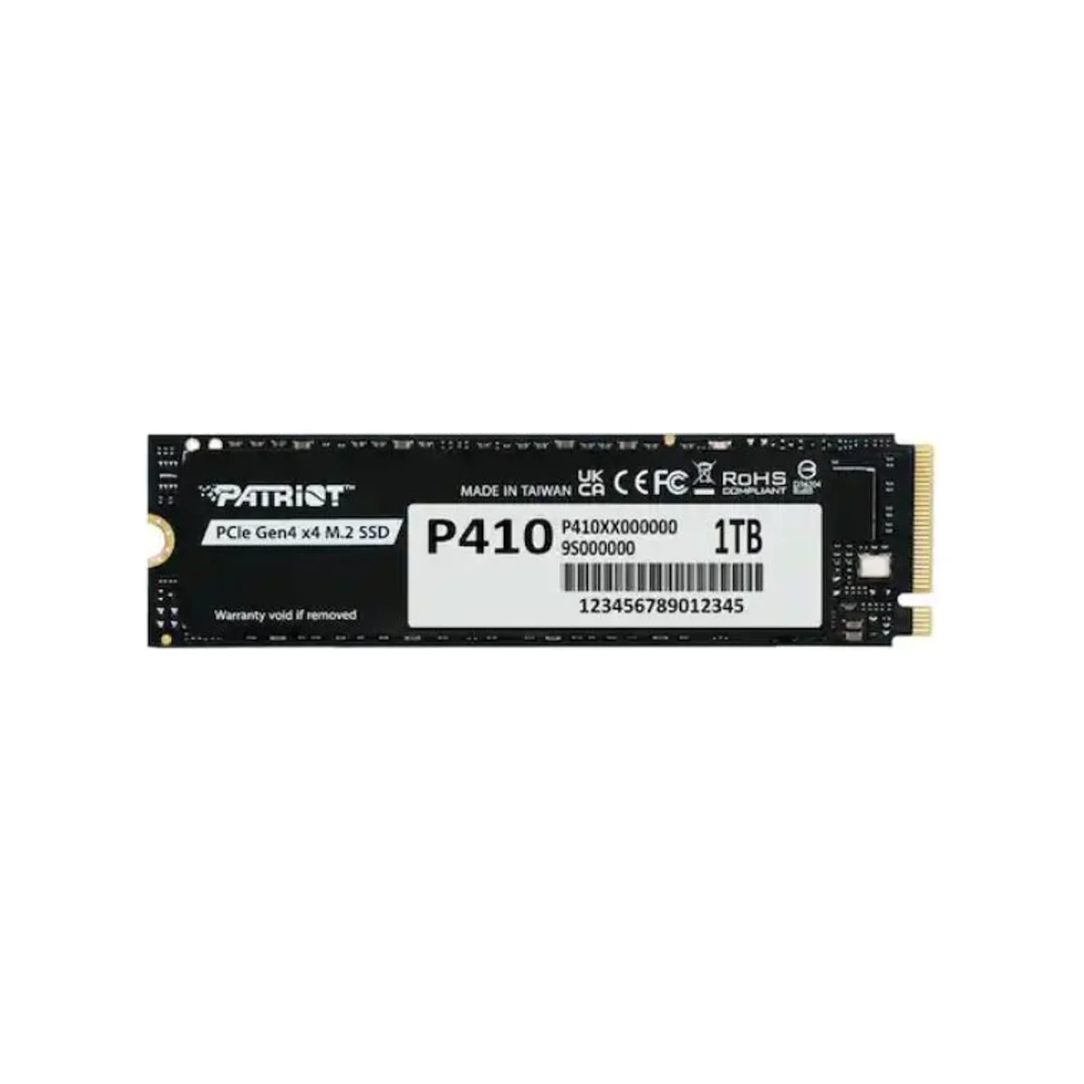 Patriot P410 1TB M.2 2280 PCIe Gen4 x4 NVMe 1.4 Internal SSD – P410P1TBM28H view 2