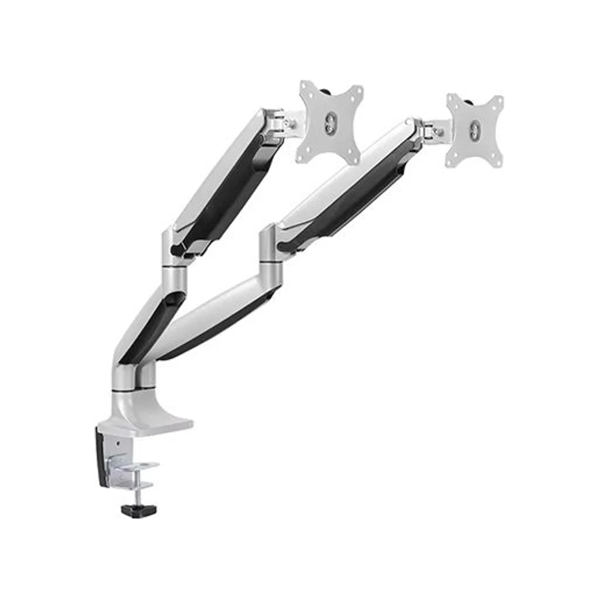SKILL TECH Premium Series Dual Monitor Arm Stand Desk Mount Bracket - SH100-C024 view 3