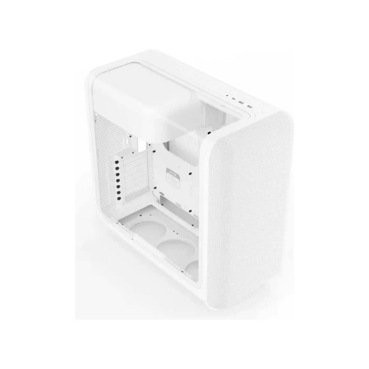 HYTE X50 Modern Performance E-ATX Mid-Tower Case - Snow White 0 Fans Included – CS-HYTE-X50G-WW view 3