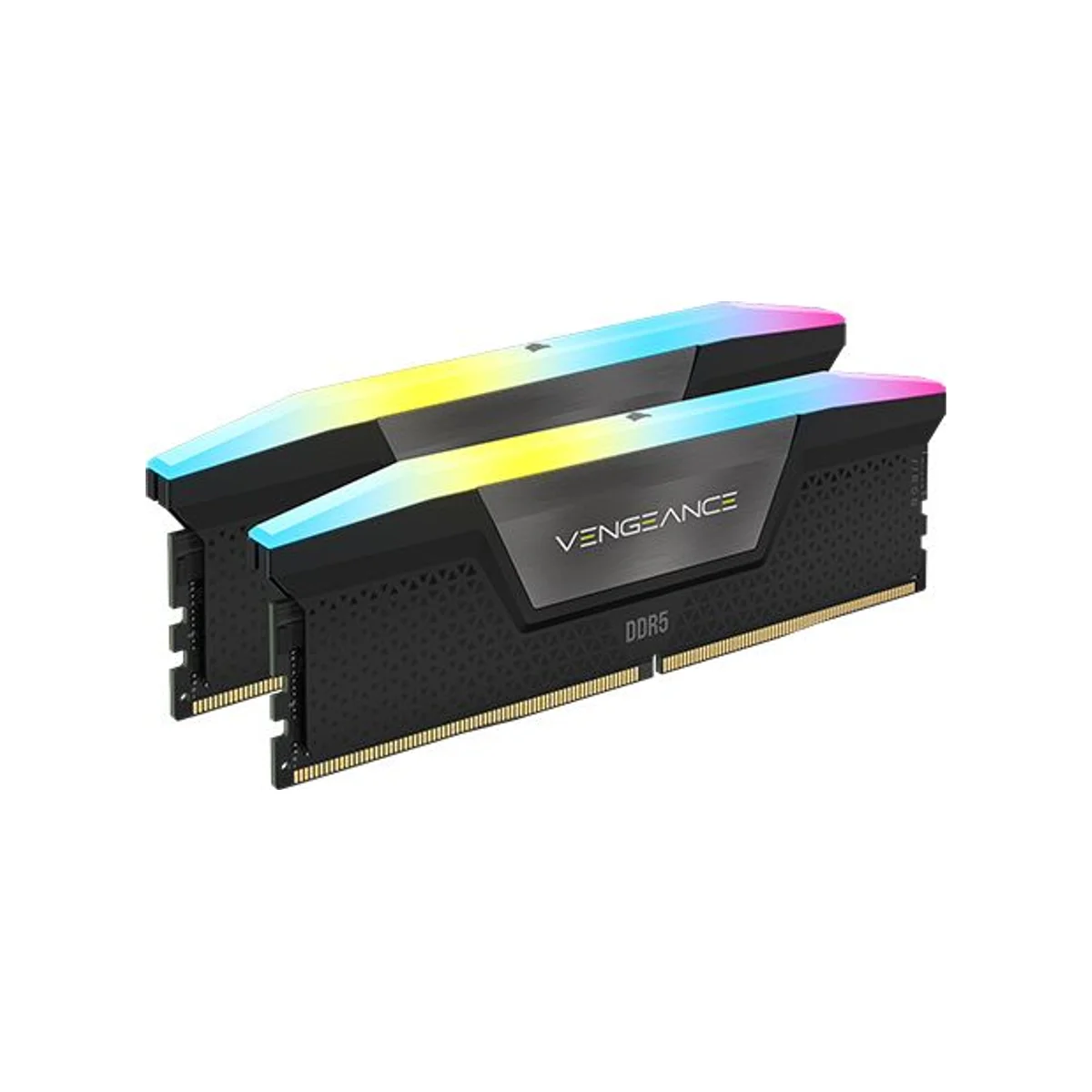 Corsair Vengeance RGB 32 GB (2X16) DDR5 6400MHz RAM Memory (CL36, Black) – CMH32GX5M2B6400C36 view 2