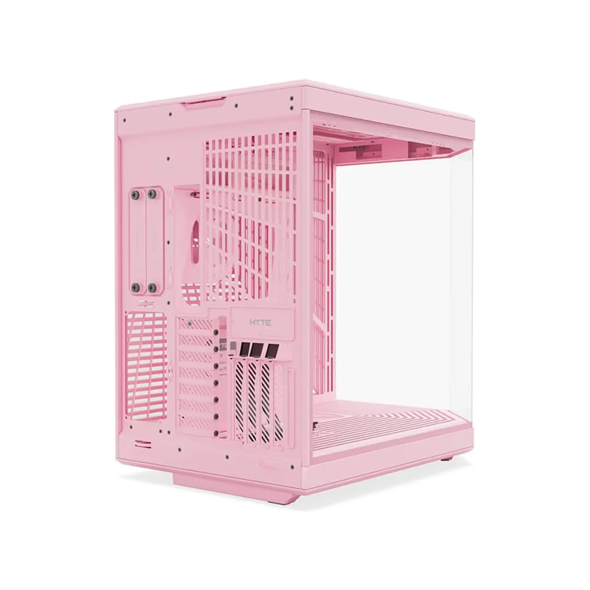 Hyte Y70 Dual-Chamber Tempered-Glass Mid-Tower ATX Gaming Case - Strawberry Milk (4 ARGB Fans Included) – CS-HYTE-Y70-SM view 6