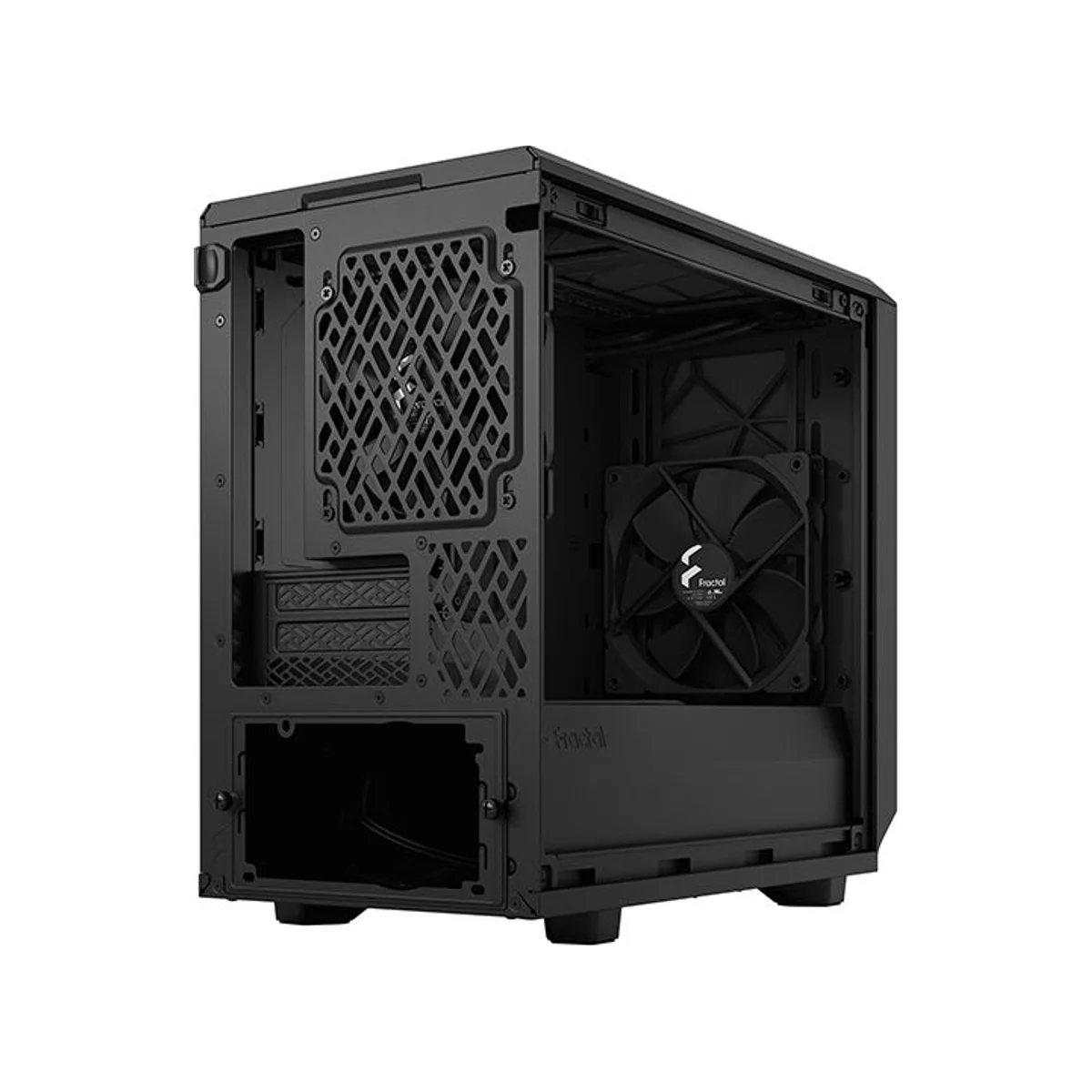 Fractal Meshify 2 Nano Black TG Dark Tint Mini-ITX Computer Case (Black, Tempered Glass, High Airflow) - FD-C-MES2N-01 view 9