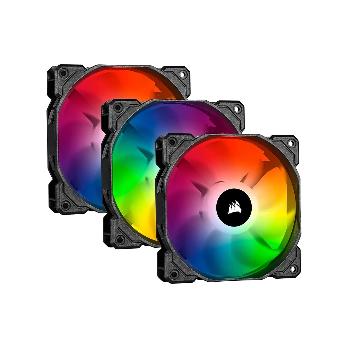 CORSAIR Hydro X iCUE XH303i RGB Custom Cooling Kit - Black (XC7 CPU Block, XD3 Pump/Res, 3x SP120 Fans) - CX-9070004-WW view 2