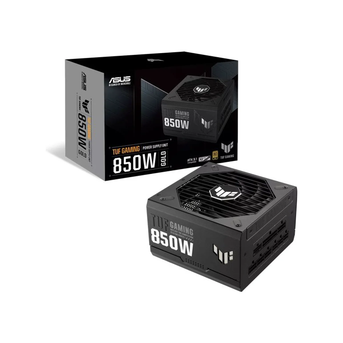 Thermaltake Toughpower GF1 Fully Modular 750W ATX 3.0 Power Supply (80+ Gold, PCIe 5.0, Low-Noise, Black) | PS-TPD-0750FNFAGx-1