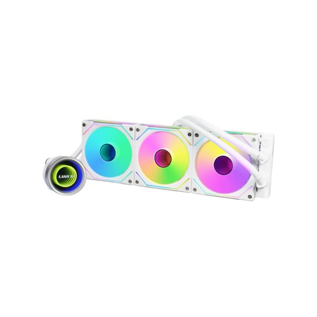 Lian Li Galahad II Trinity SL-INF 360mm Liquid CPU Cooler - White (White, 3200 RPM, FDB, LGA 1700/AM5) - GA2T36INW