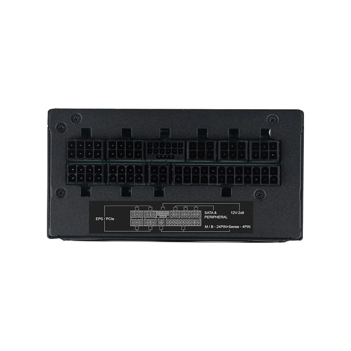 MSI MPG A1000GS Fully Modular 1000W ATX Power Supply (80+ Gold, PCIe 5.0, Low-Noise, Black) | 306-7ZPFX18-CE0 view 4