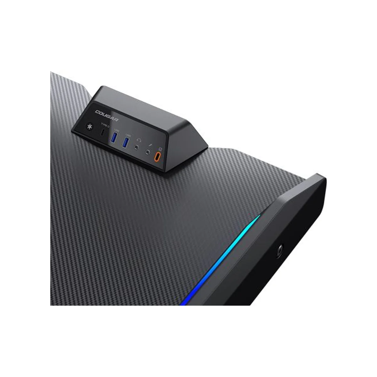 COUGAR MARS PRO 150 Gaming Desk with RGB Lighting - 1500mm Width - 3M1502WB.0001 view 6