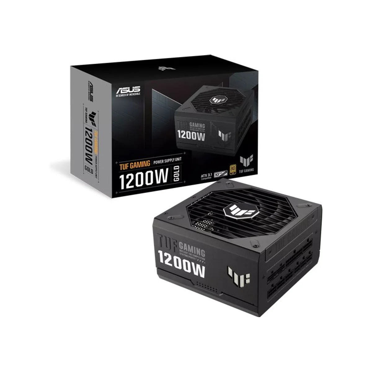 Thermaltake Toughpower GF1 Fully Modular 1200W ATX Power Supply (80+ Gold, Low-Noise, Black) | PS-TPD-1200FNFAGx-1