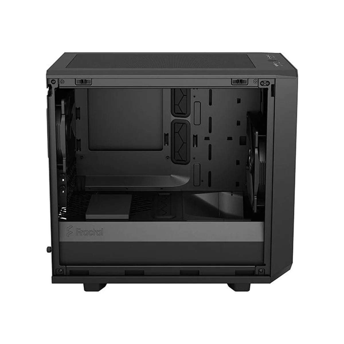 Fractal Meshify 2 Nano Black TG Dark Tint Mini-ITX Computer Case (Black, Tempered Glass, High Airflow) - FD-C-MES2N-01 view 8