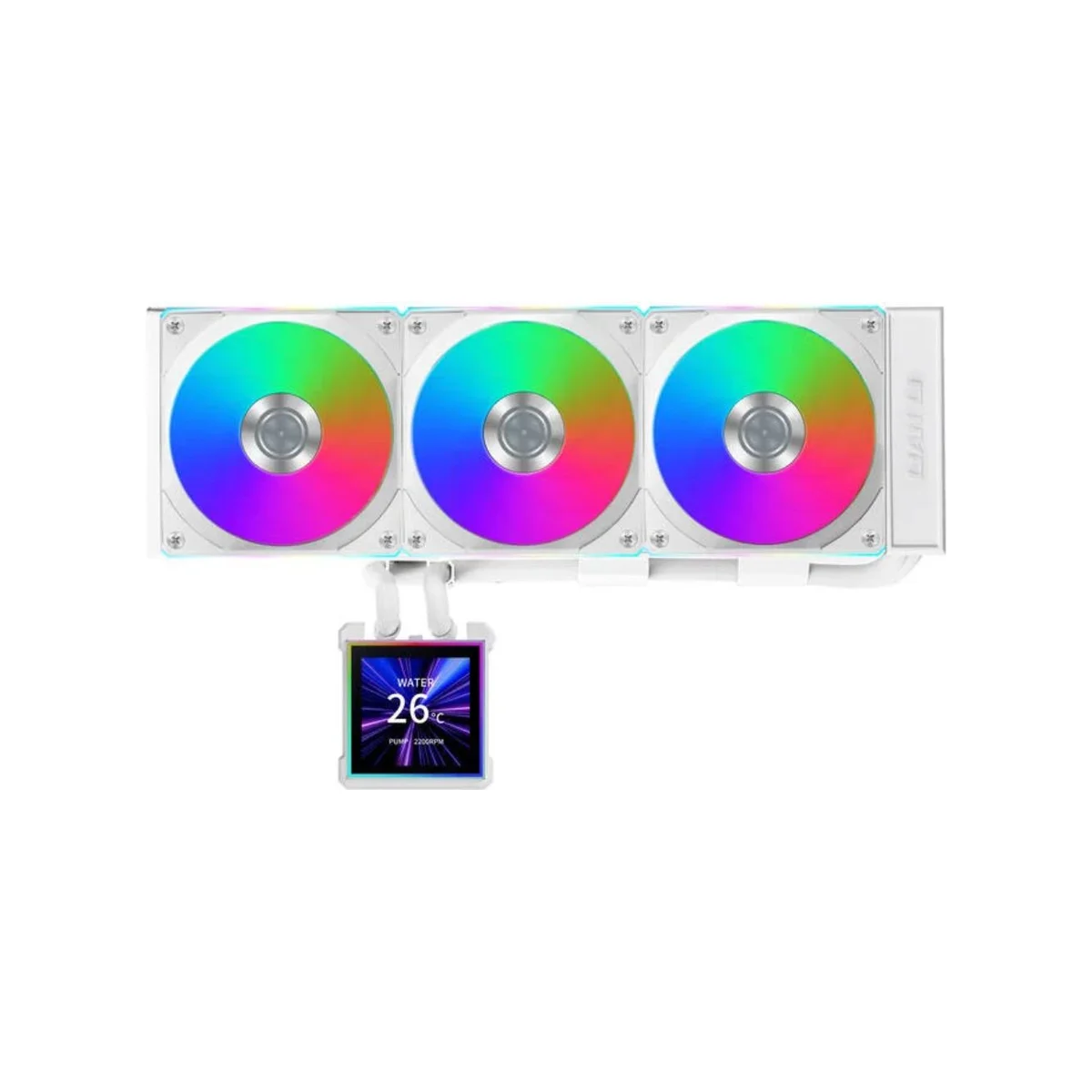 Lian Li HydroShift II LCD-S 360CL AIO RGB LCD Display CPU Liquid Cooler - White - G89.GHS2LCDS36CW.00 view 4