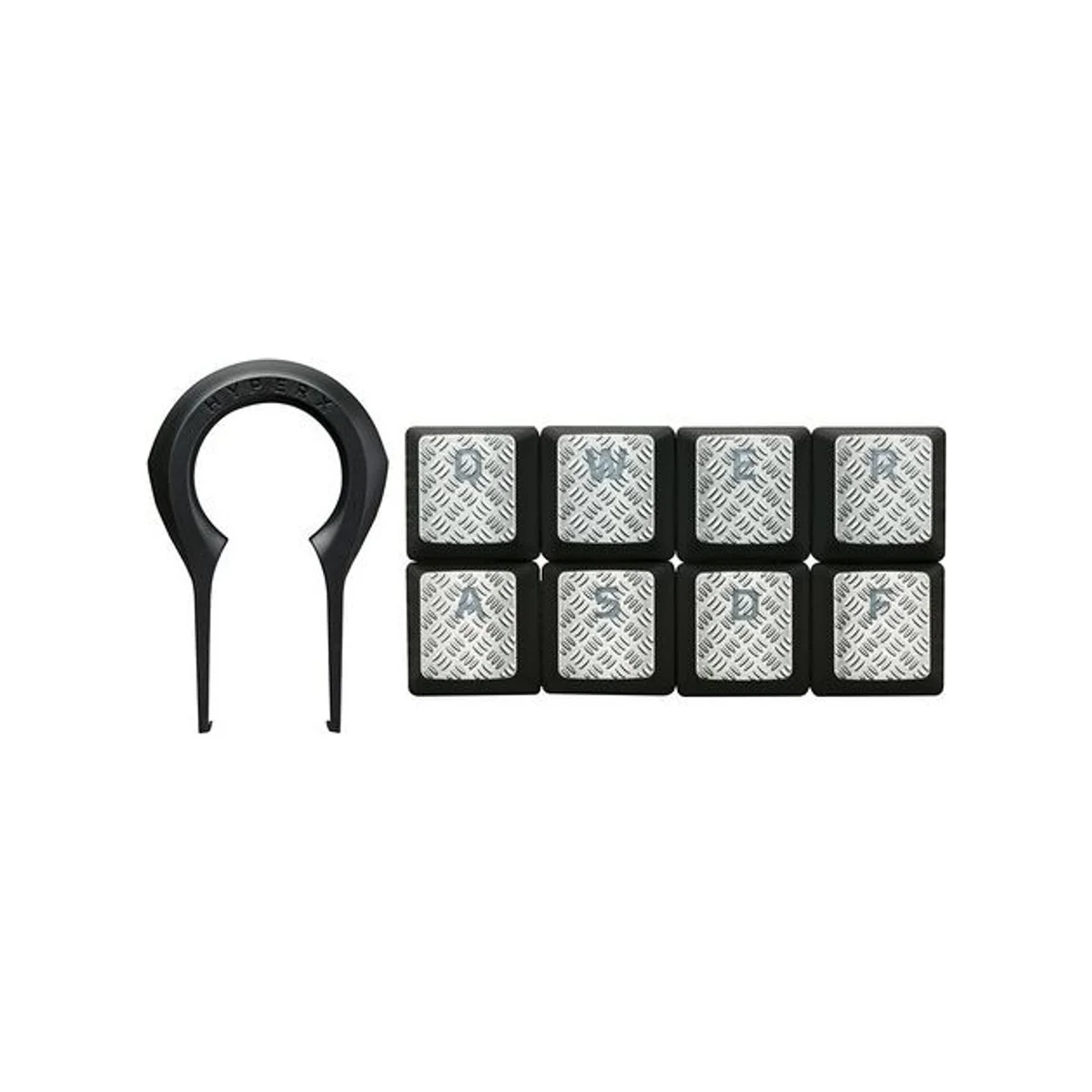 HyperX FPS & MOBA Gaming Keycaps Upgrade Kit (Titanium) - HXS-KBKC2 view 3