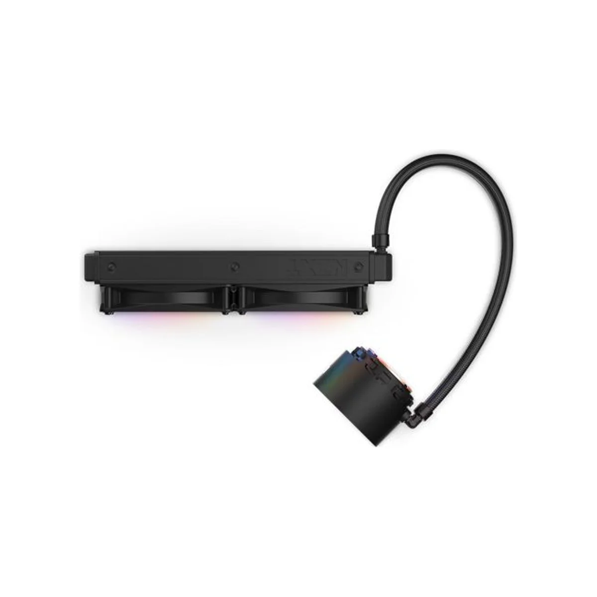 NZXT Kraken Elite 240 RGB 240mm LCD Display AIO CPU Liquid Cooler - Black - RL-KR24E-B1 view 2