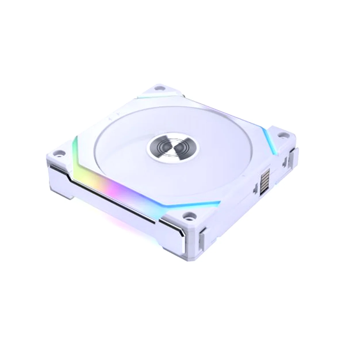 Lian Li UNI FAN SL120 V2 RGB 120mm Triple Pack Cooling Fan - White - UF-SL120V2-3W view 3