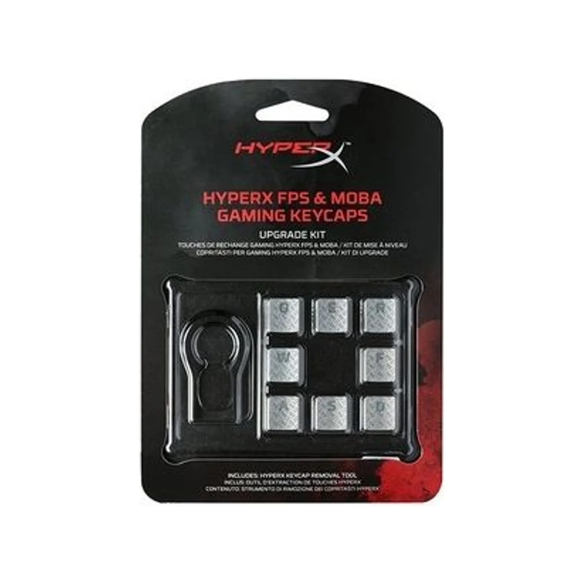 HyperX FPS & MOBA Gaming Keycaps Upgrade Kit (Titanium) - HXS-KBKC2 view 5