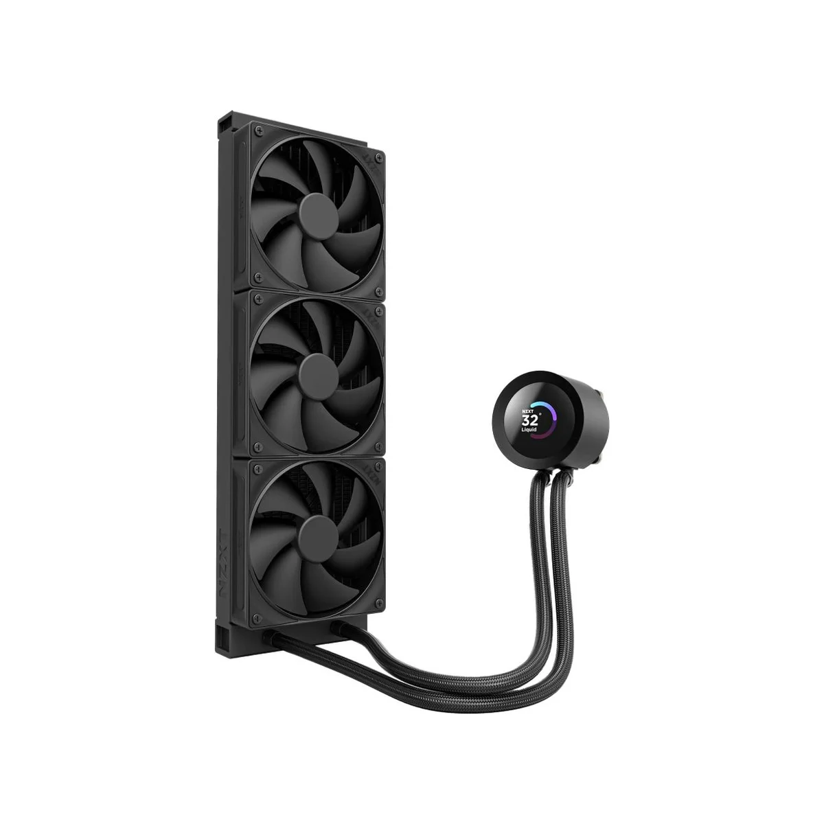 NZXT Kraken Plus 360mm Liquid CPU Cooler (1.54" LCD, Black) - RL-KN360-B2 view 2