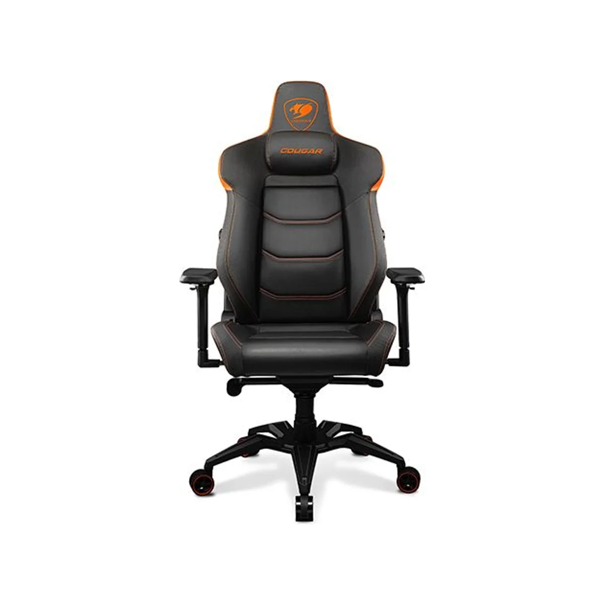 COUGAR ARMOR EVO PVC Leather Gaming Chair - Black/Orange (4D Armrest, Lumbar Support, Memory Foam) - 3MEVOORB.0001 view 2