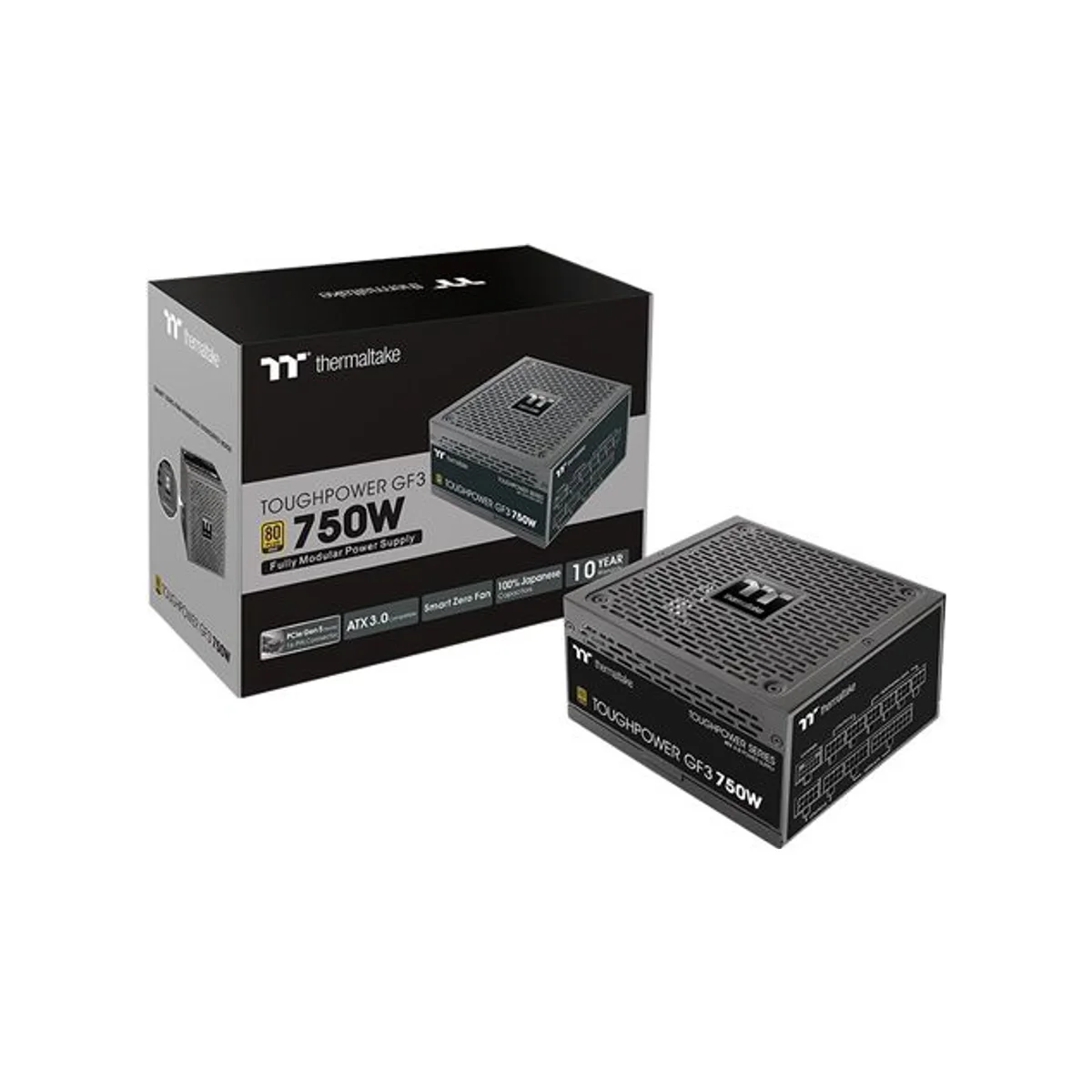 Thermaltake Toughpower GF3 750W Gold ATX 3.0 PSU - TT Premium Edition - Black - PS-TPD-0750FNFAGx-4 view 4