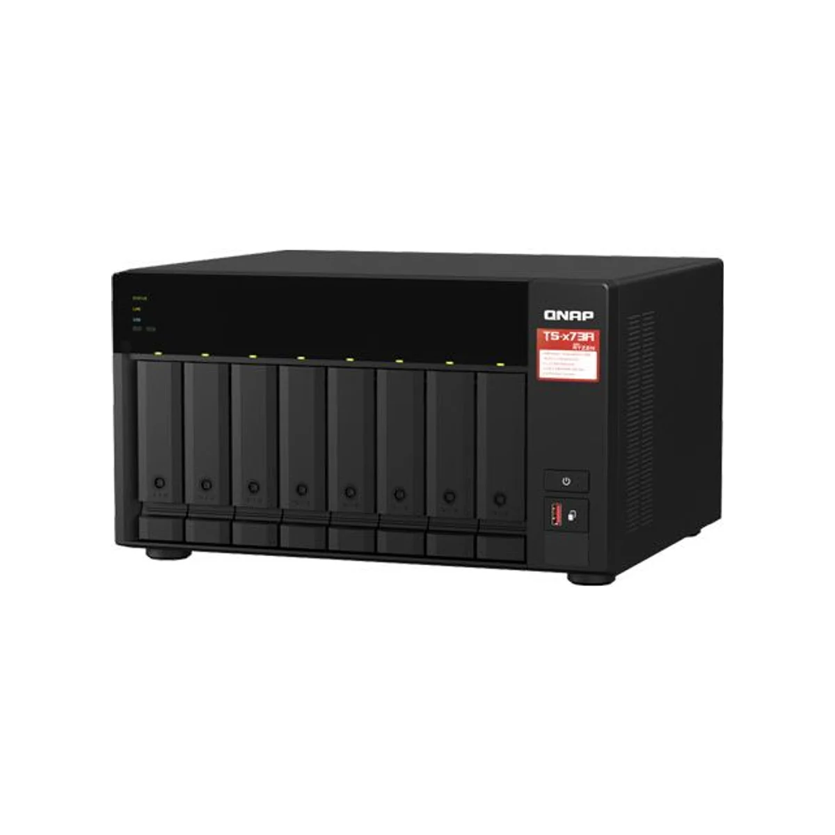 QNAP TS-873A-8G NAS BOX (AMD Ryzen Quad-Core, 2.5GbE, PCIe Expansion) view 4