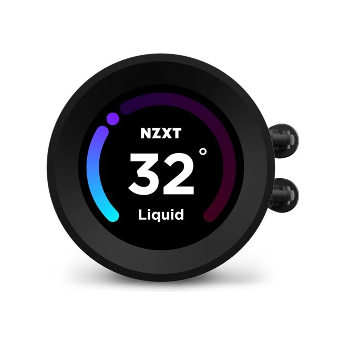 NZXT Kraken Elite 240 RGB 240mm LCD Display AIO CPU Liquid Cooler - Black - RL-KR24E-B1 view 3