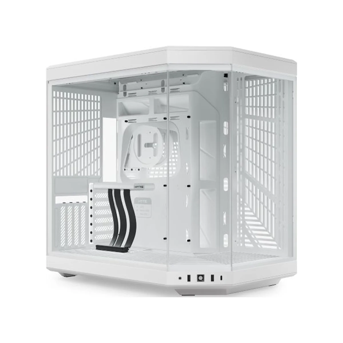 HYTE Y70 Dual-Chamber Mid-Tower E-ATX Gaming Case - Snow White – CS-HYTE-Y70-WW