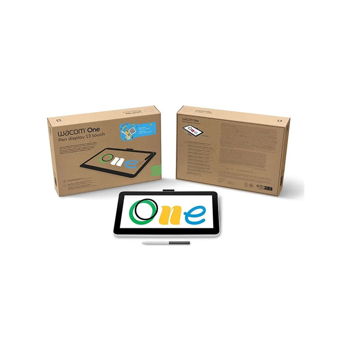 Wacom One 12 11.6" FHD Pen Display Graphics Tablet - White - DTC121W0B view 6