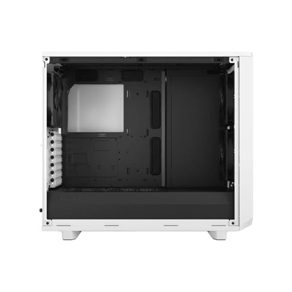 Fractal Design Meshify 2 Tempered Glass Clear Tint ATX Mid Tower E-ATX Gaming Case - White 2x 140mm Fans – FD-C-MES2A-05 view 4