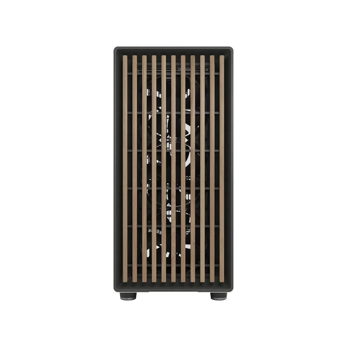 FRACTAL North XL RC Tempered-Glass Mid-Tower ATX Gaming Case - Charcoal Black 2x 140mm Fans Included – FD-C-NOR1X-06 view 3