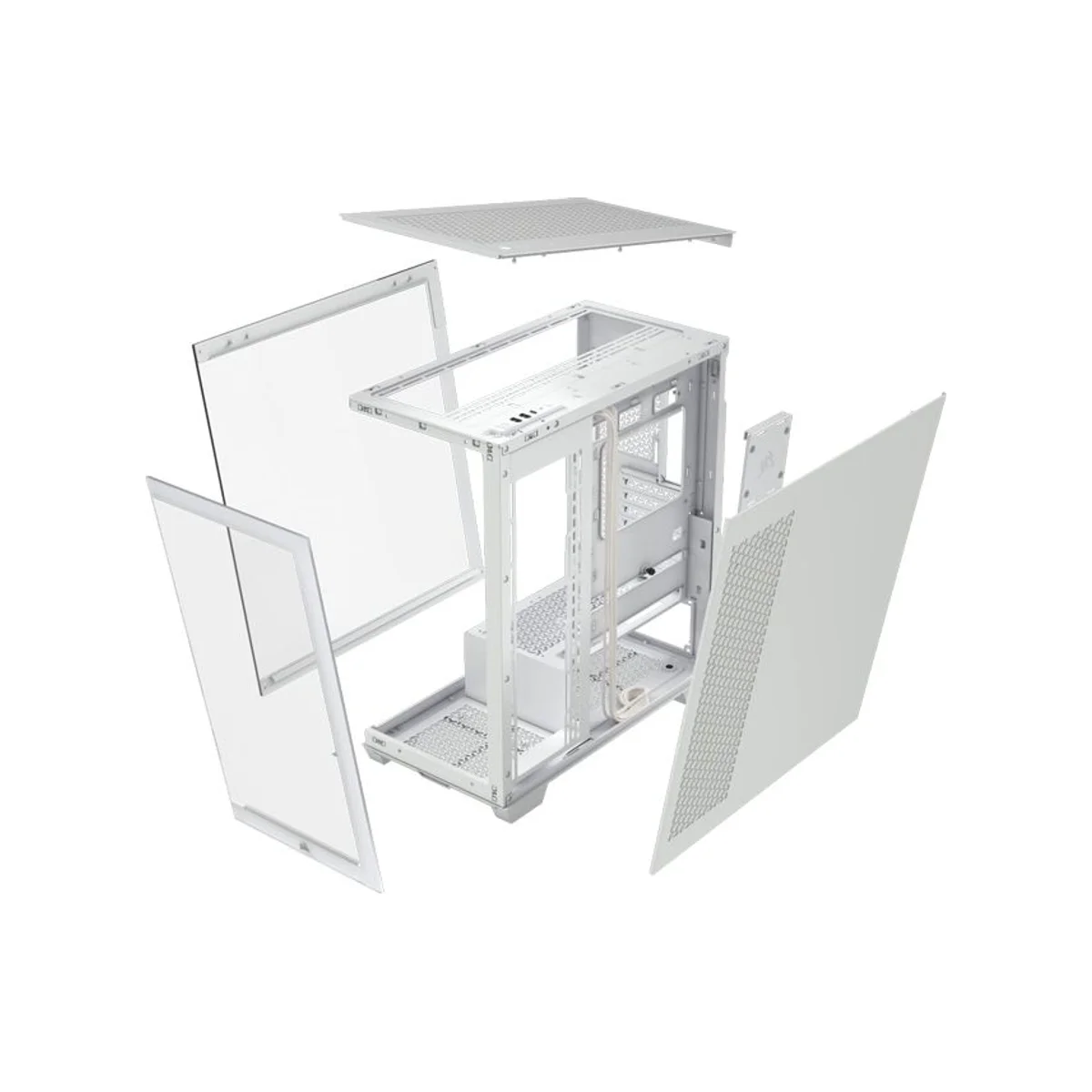 Corsair 3500X Tempered-Glass Mid-Tower E-ATX Gaming Case - White – CC-9011277-WW view 2