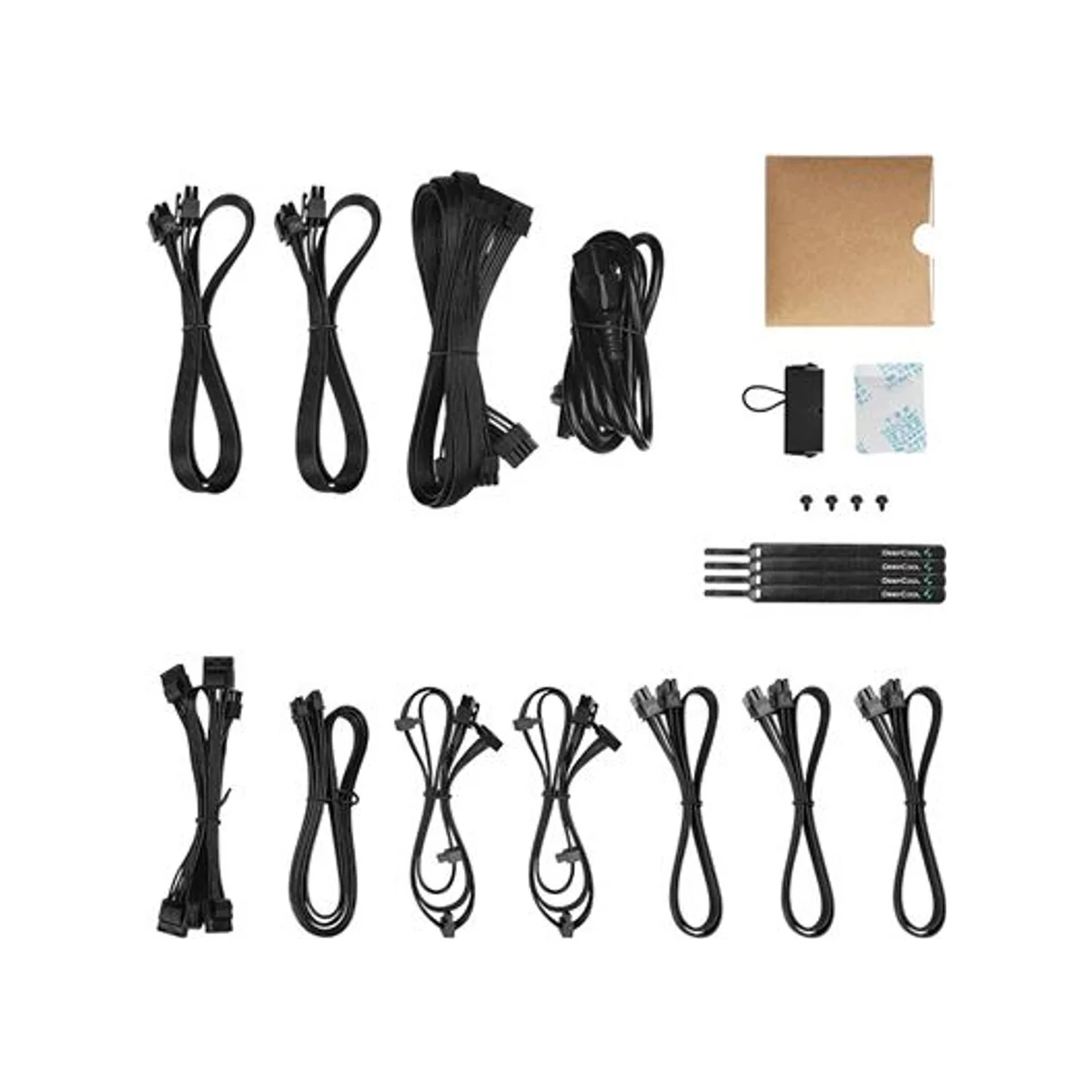 Cooler Master MWE Gold 750-V2 Fully Modular 750W ATX Power Supply (80+ Gold, PCIe 5.0, Low-Noise, Black) | MPE-7501-AFBAG-WO view 6