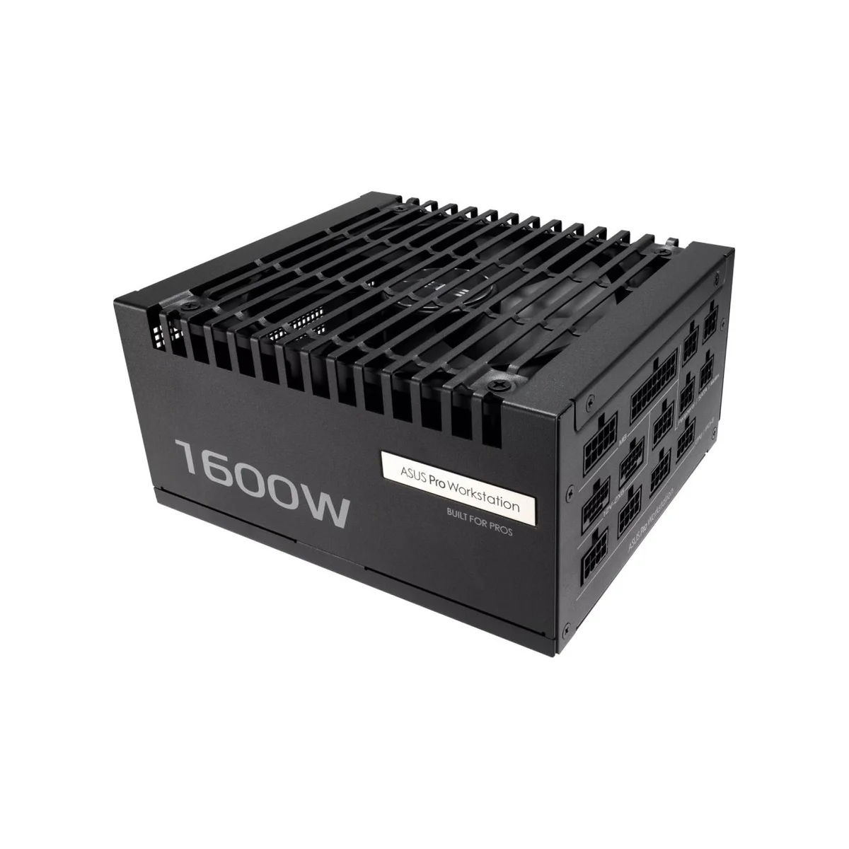 ASUS Pro WS Fully Modular 1600W ATX 3.1 Power Supply (80+ Platinum, PCIe 5.1, Black) | 90YE00Z2-B0NA00 view 2