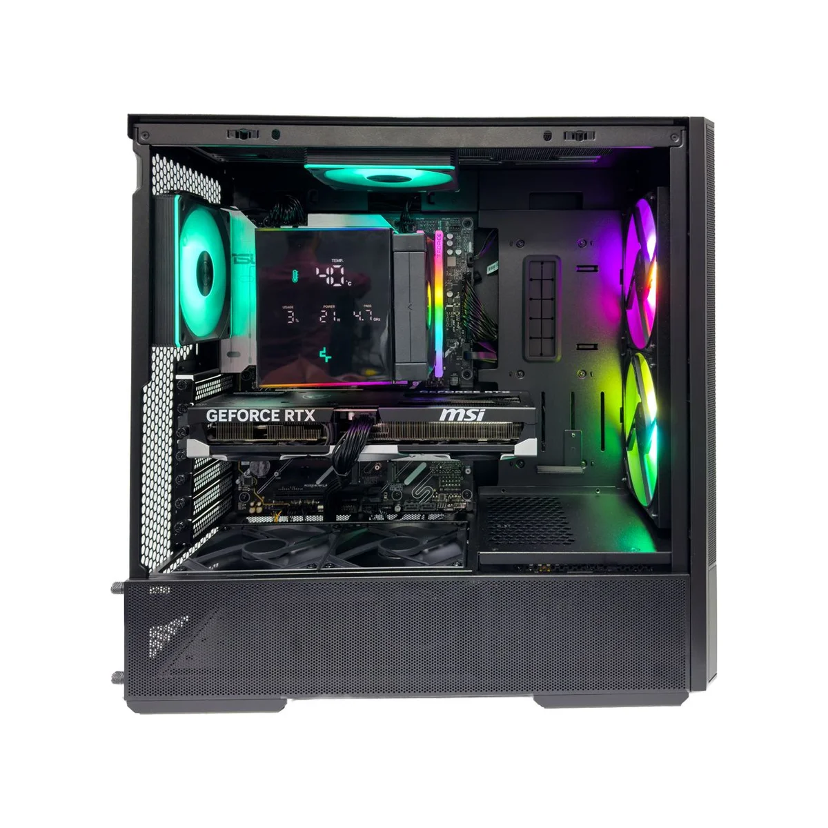Gaming PC Mesh (Ryzen 7 7800X3D, 32GB DDR5, RTX 5070 Ti 16GB) - Gaming_PC_Mesh view 3