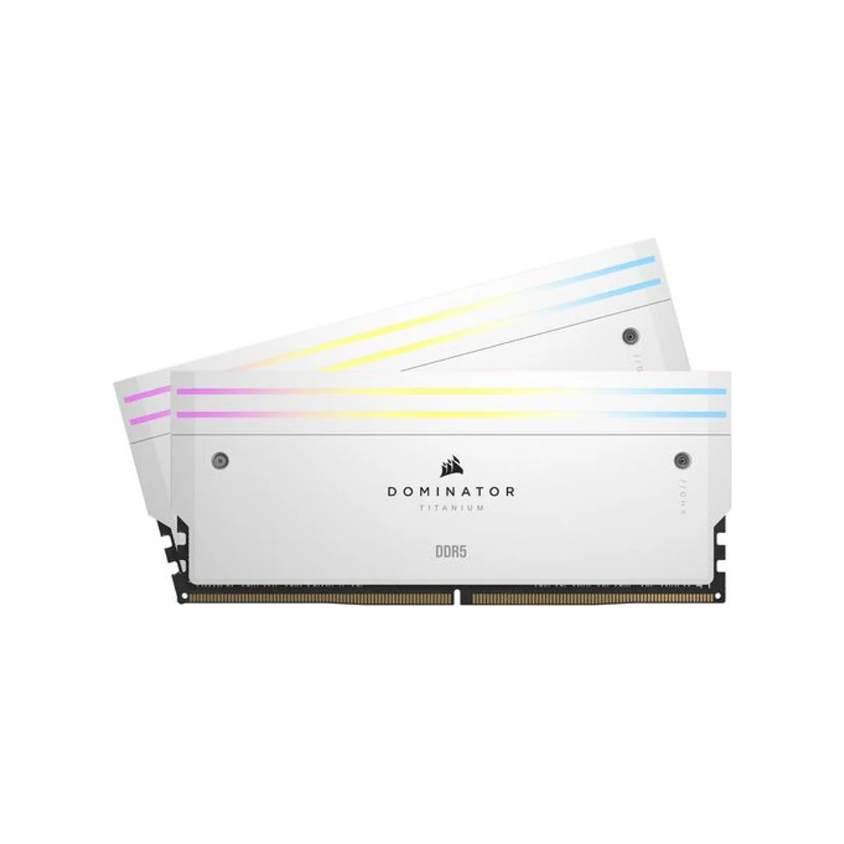 Corsair Dominator Titanium RGB 96 GB (2X48) DDR5 6400MHz RAM Memory (CL32, White) – CMP96GX5M2B6400C32W