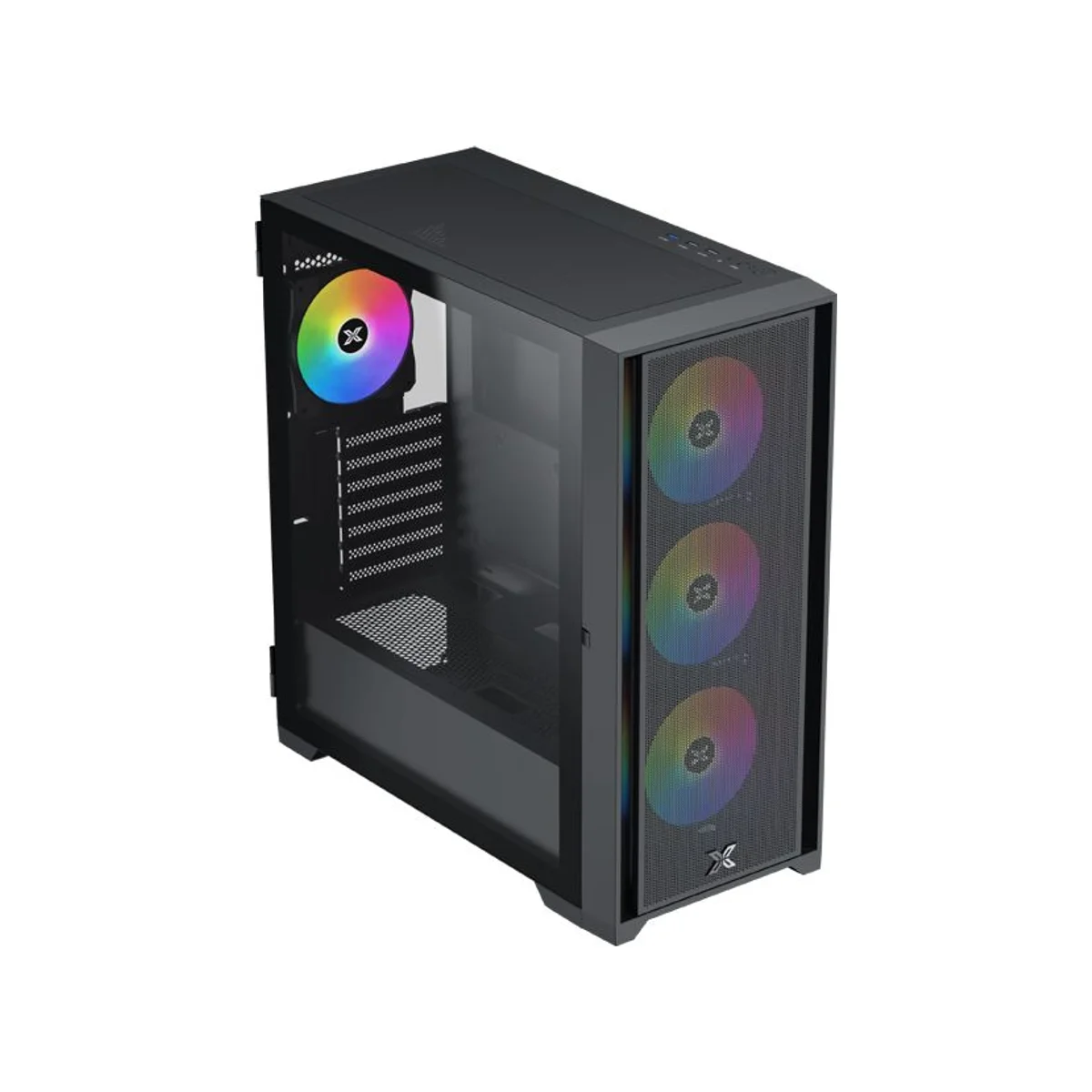 Xigmatek Master X II Airflow E-ATX Gaming Case - Black - EN44212 view 3