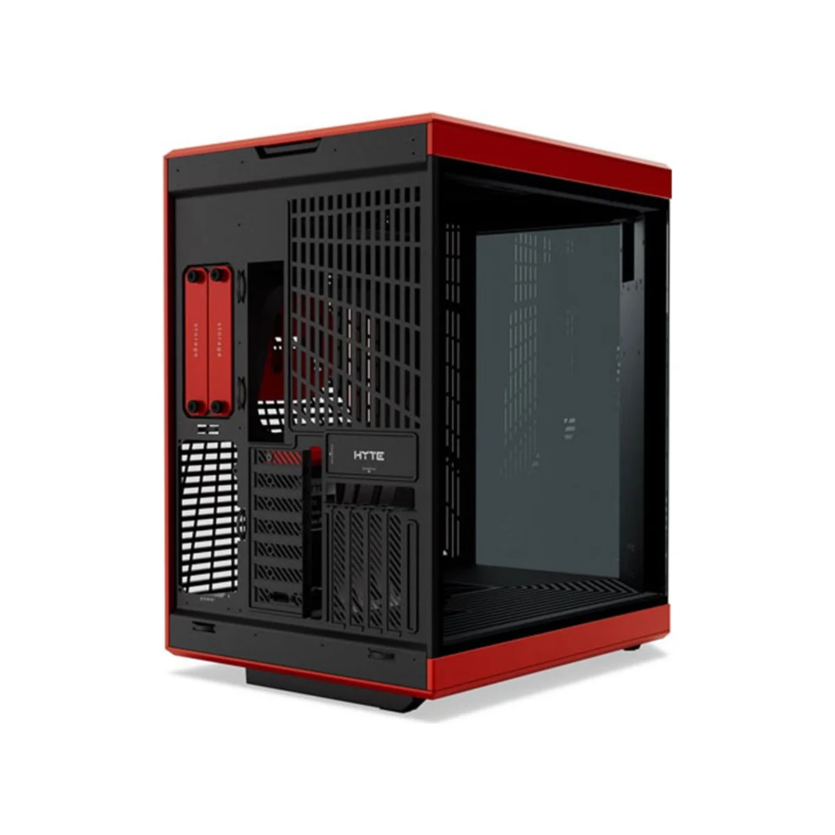 Hyte Y70 Touch Infinite Dual-Chamber Mid-Tower ATX Gaming Case - Red – CS-HYTE-Y70TI-RB view 4