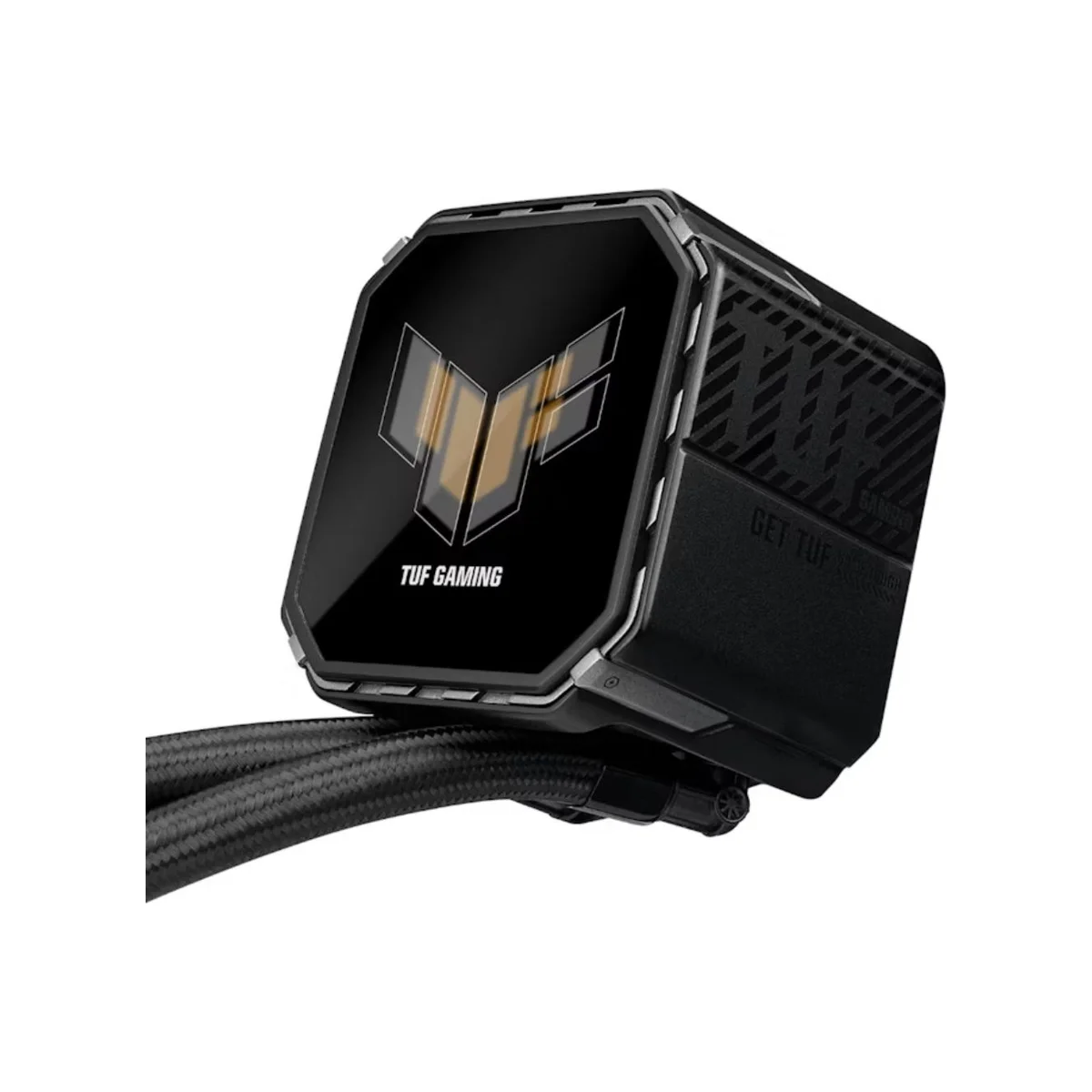 ASUS TUF GAMING LC III 360 LCD ARGB AIO CPU Liquid Cooler (Black, 3x 120mm Fans, 400mm Tubes, ARGB, LCD) - 90RC01A1-B0EAY0 view 3