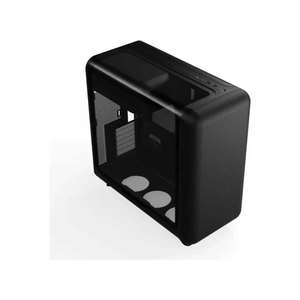 HYTE X50 Modern Performance Dual Tempered-Glass Mid-Tower E-ATX Gaming Case - Pitch Black - CS-HYTE-X50G-BB view 3