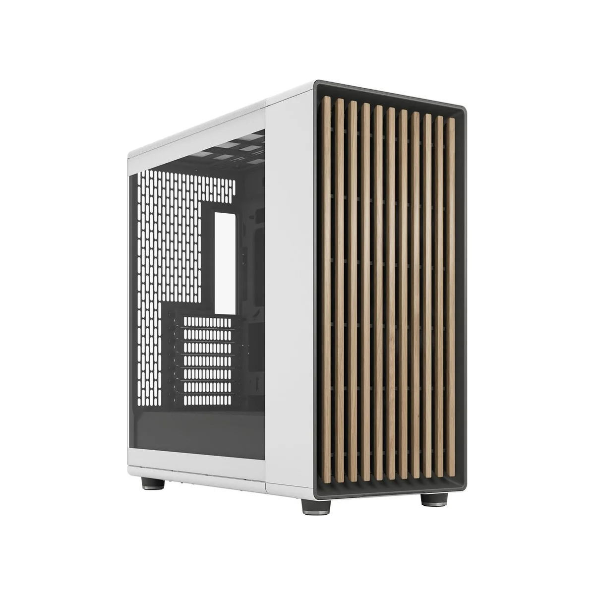 FRACTAL North XL RC Tempered-Glass Mid-Tower ATX Gaming Case - Charcoal Black 2x 140mm Fans Included – FD-C-NOR1X-06