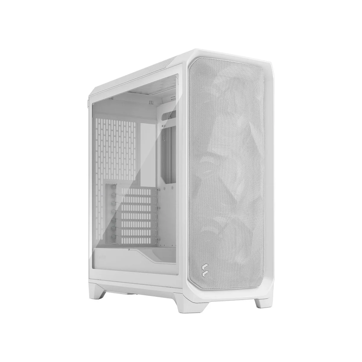 Fractal Design Meshify 3 TG Tempered-Glass Mid-Tower E-ATX Gaming Case - White - FD-C-MES3A-04