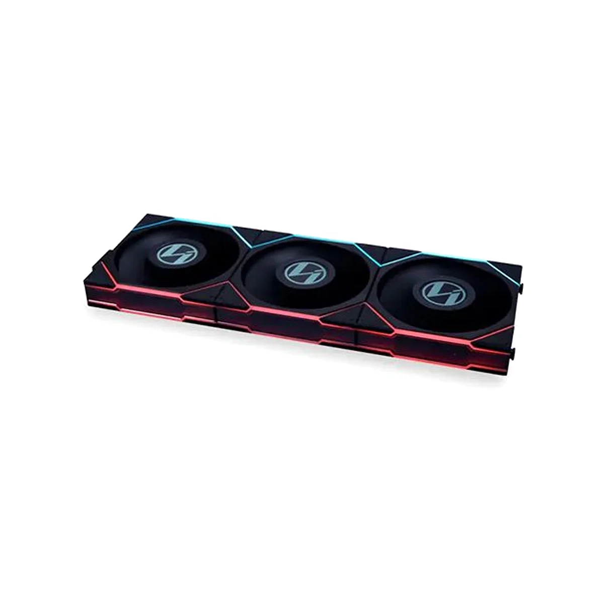 Lian Li Uni TL LCD RGB 120mm Triple Pack Fan - Black - 12TLLCD3B view 4