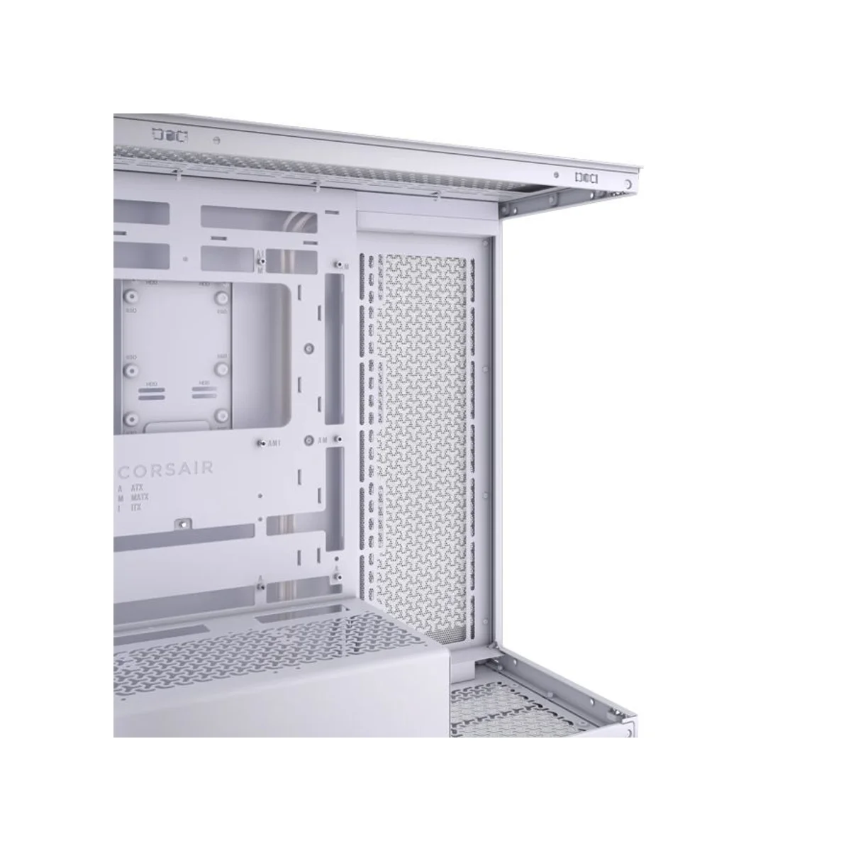 Corsair 3500X Tempered-Glass Mid-Tower E-ATX Gaming Case - White – CC-9011277-WW view 5