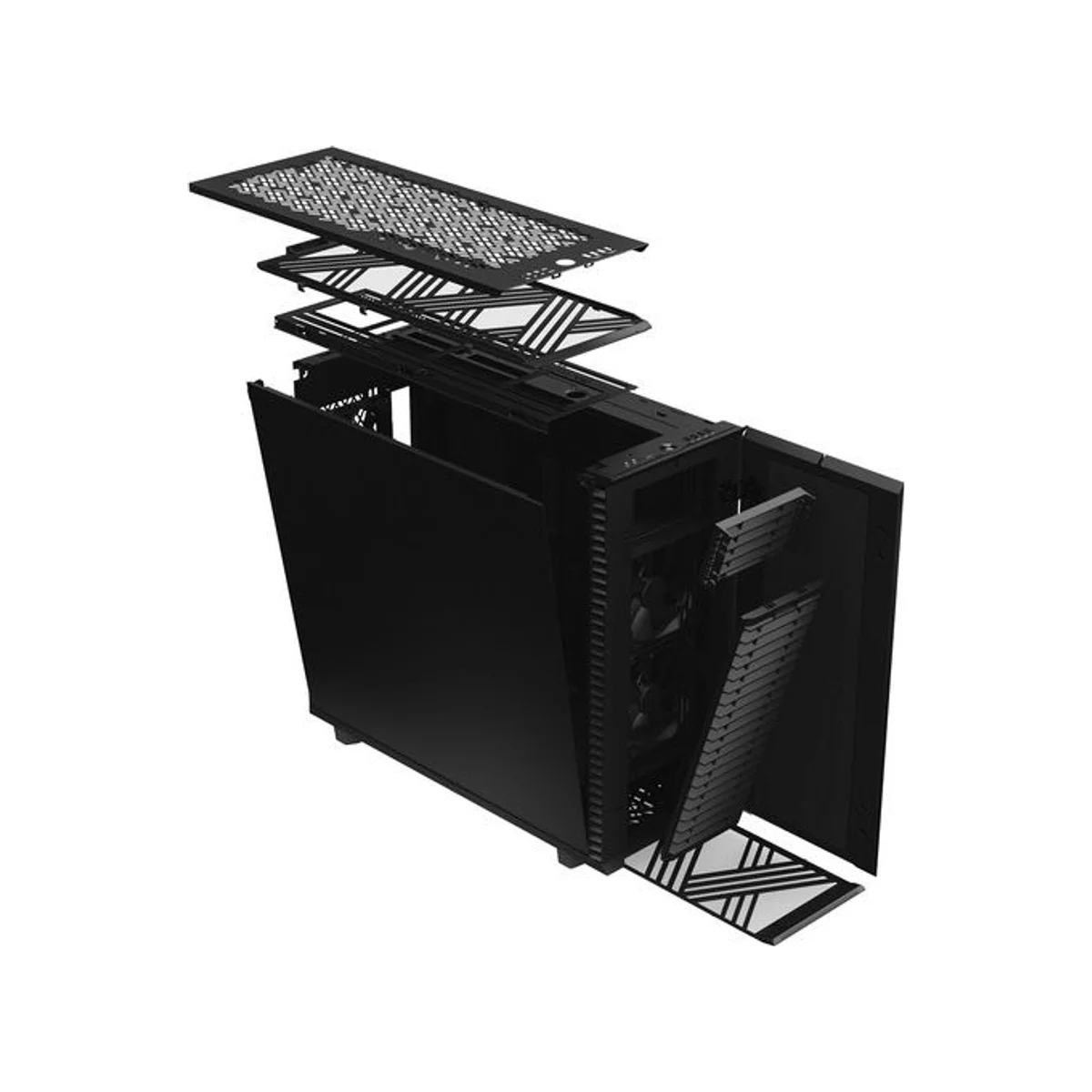 Fractal Design Define 7 XL Full-Tower SSI-EEB Gaming Case - Black 18x HDD/SSD Support – FD-C-DEF7X-01 view 17