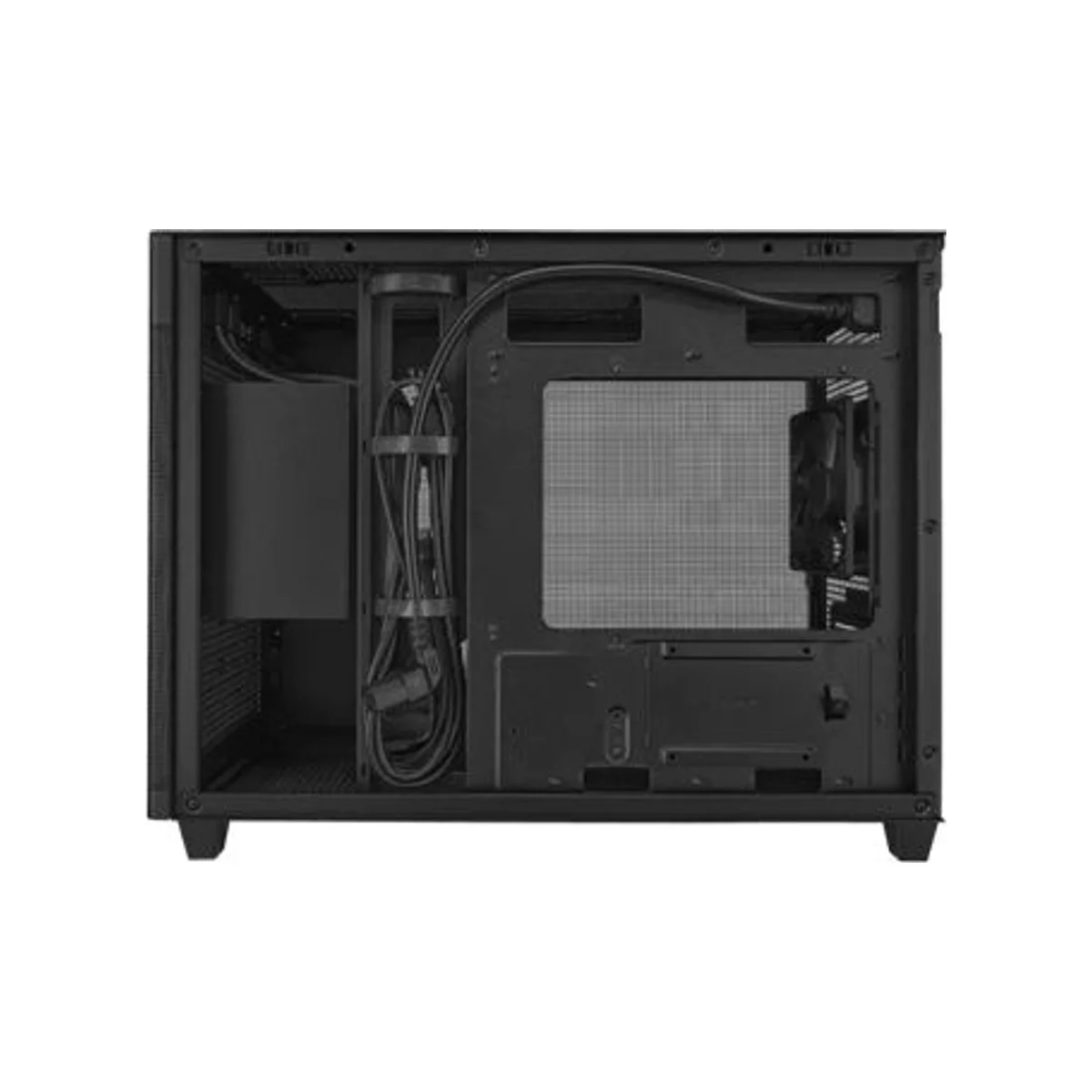 ASUS Prime AP201 Airflow Dual-Chamber Mini-Tower mATX Gaming Case - Black 3 ARGB Fans Included – 90DC00G0-B39000 view 4