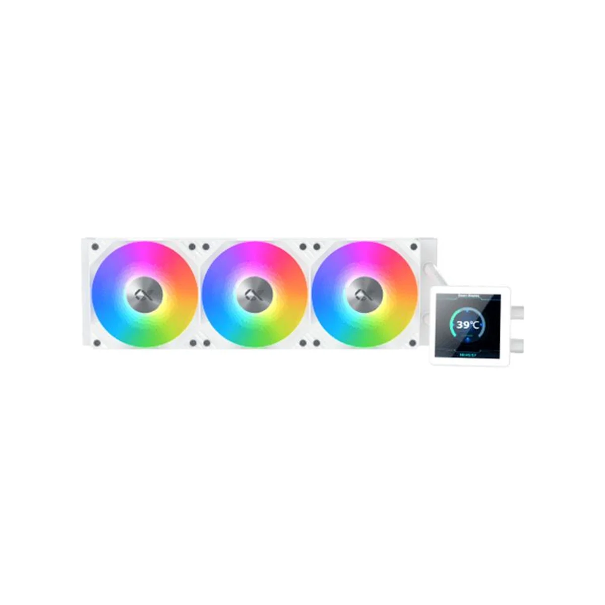 XIGMATEK Connect 360 Arctic Smart LCD CPU Liquid Cooler (White) - EN45240 view 2