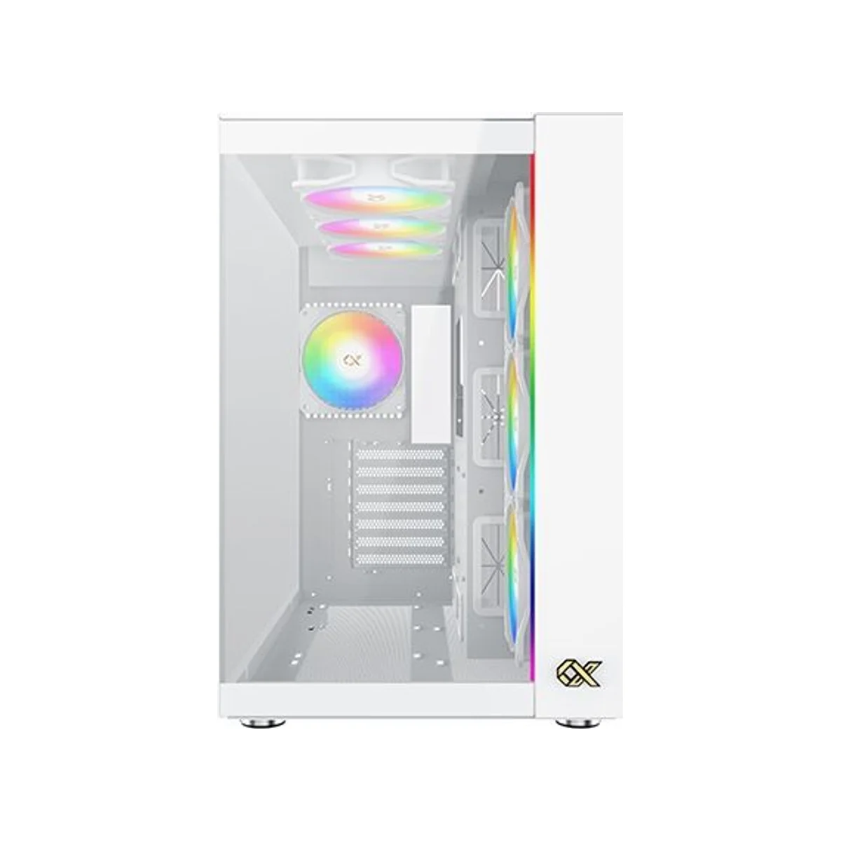 Xigmatek Aqua Ultra Air ARGB Mid-Tower ATX Gaming Case - White – EN41914 view 3