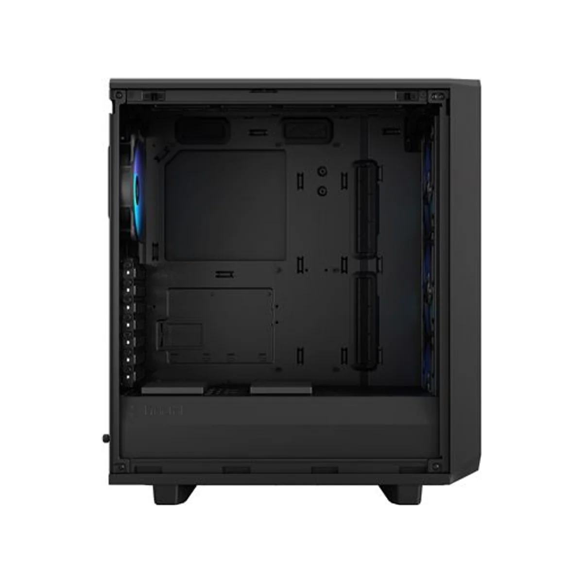 Fractal Design Meshify 2 Compact RGB Tempered Glass Light Tint ATX Mid Tower ATX Gaming Case - Black 3x RGB Fans – FD-C-MES2C-06 view 4