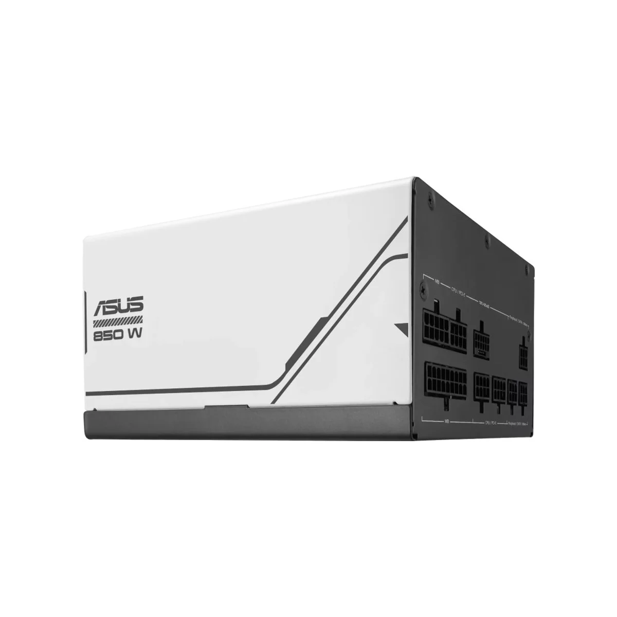 ASUS Prime 850W Gold Full Modular Power Supply - White (ATX12V, ATX 3.1, 80 Plus Gold) - 90YE00U0-B0NA00
