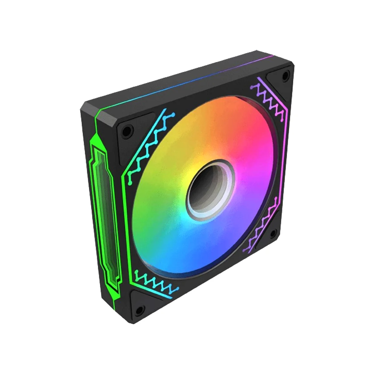 Xigmatek Starz Pro 120mm Triple Pack Fan – Black - EN42096 view 2
