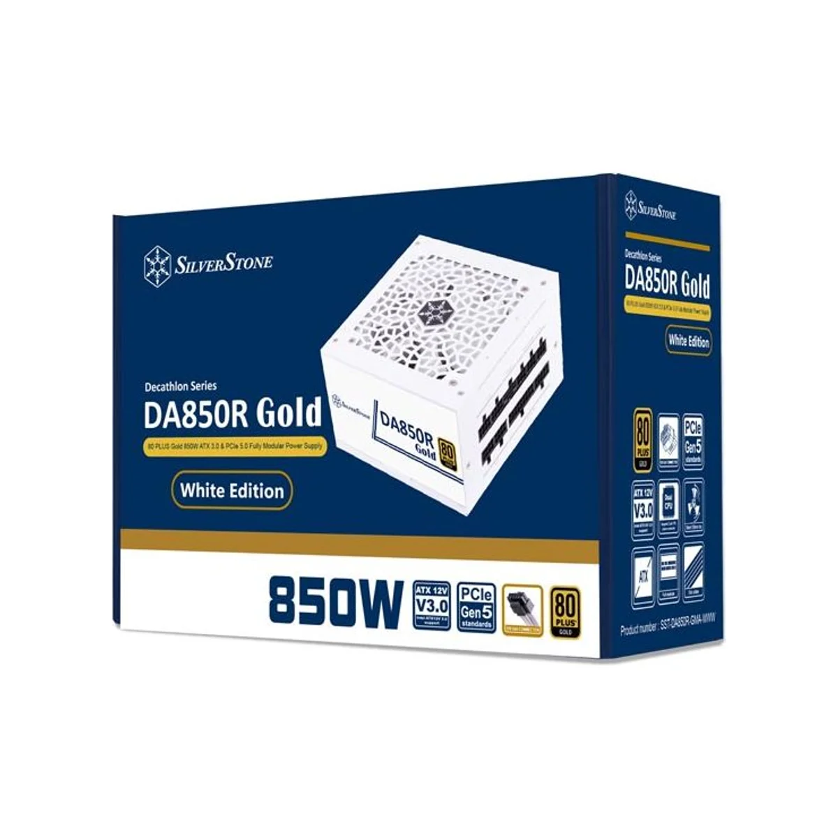 ASUS ROG Strix Fully Modular 850W ATX 3.0 Power Supply (80+ Gold, PCIe 5.0, White) | 90YE0090-B00A00 view 8