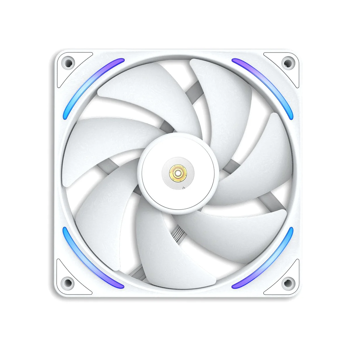 NZXT F140X RGB 140mm PWM Single Fan - White - RF-U14PN-W1 view 2